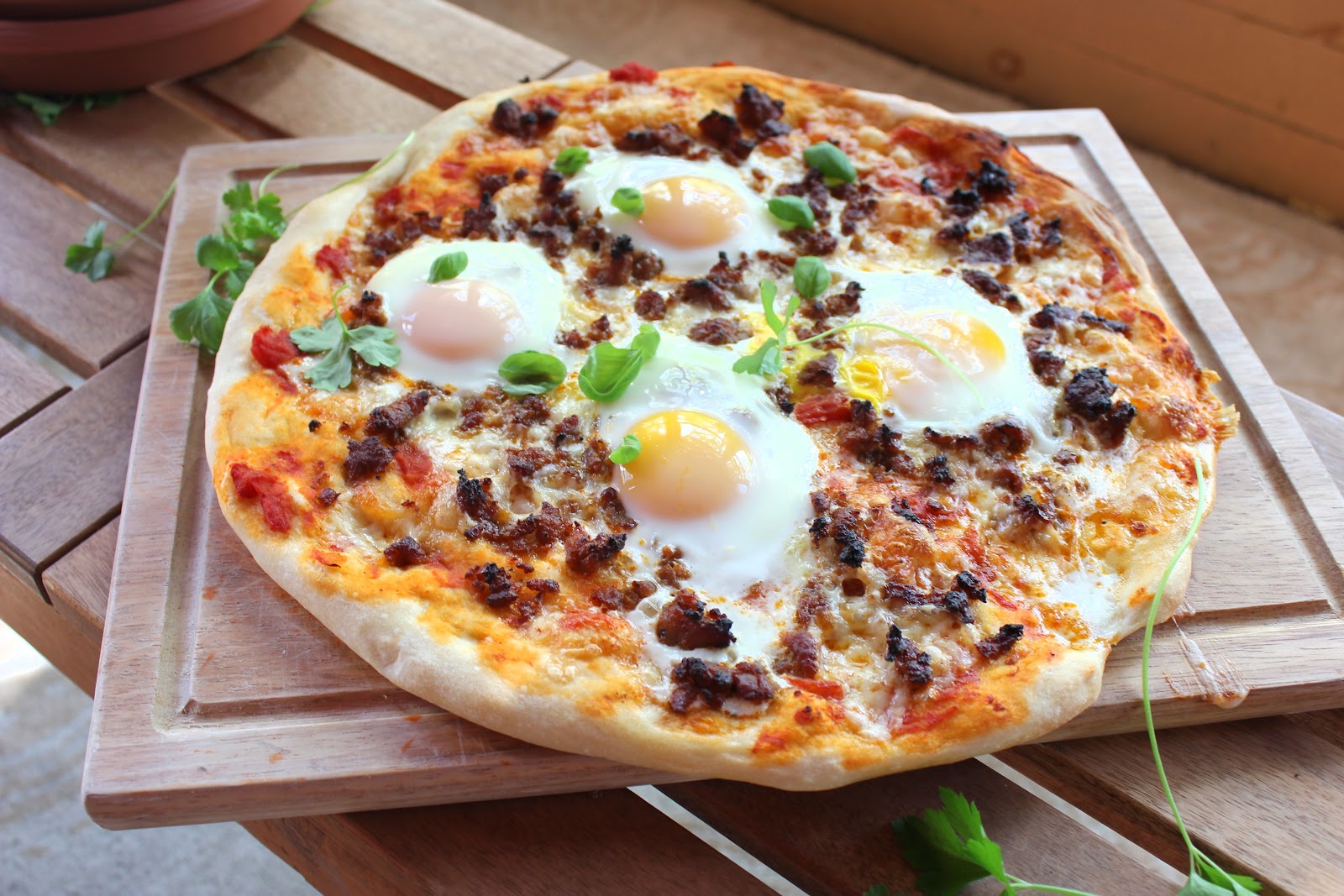 рецепт пиццы начинка с яйцом фото 83